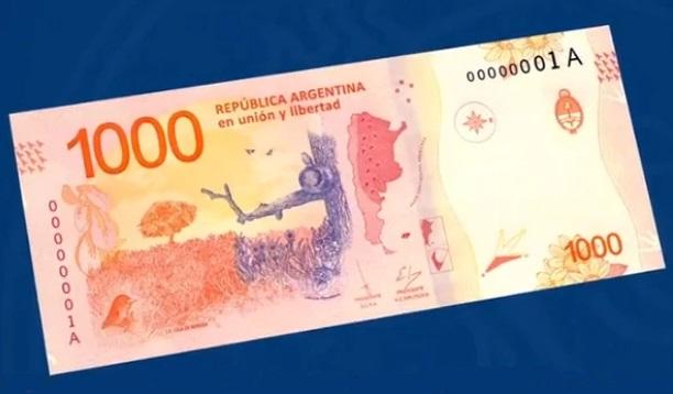 El Banco Central Presentó El Billete De 1000 Pesos Con La Imagen Del Hornero Diario Junin 2668