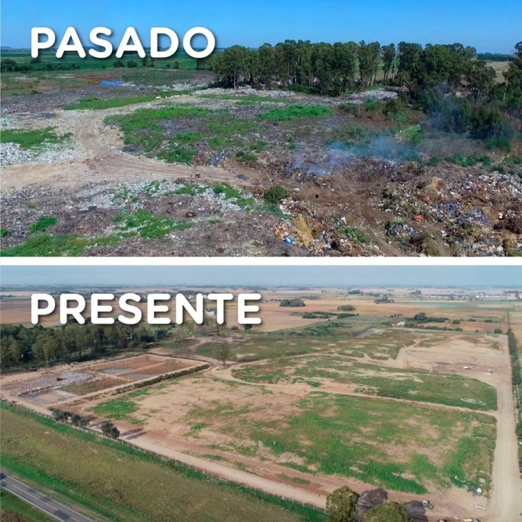 Petrecca anunció el inicio de la construcción de la planta de reciclado