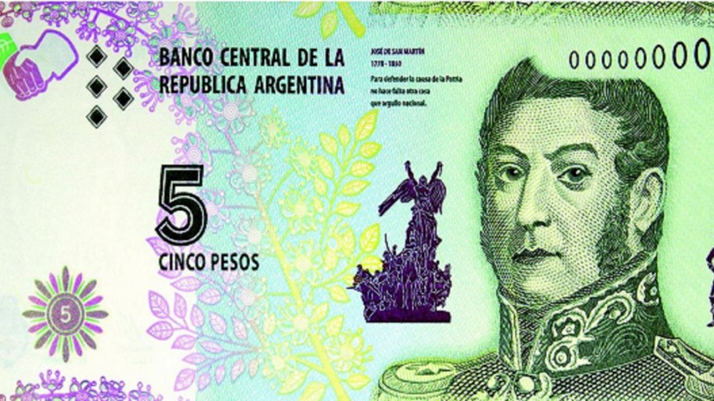 Efecto inflación: El billete de 5 pesos dejará de circular a partir de febrero de 2020