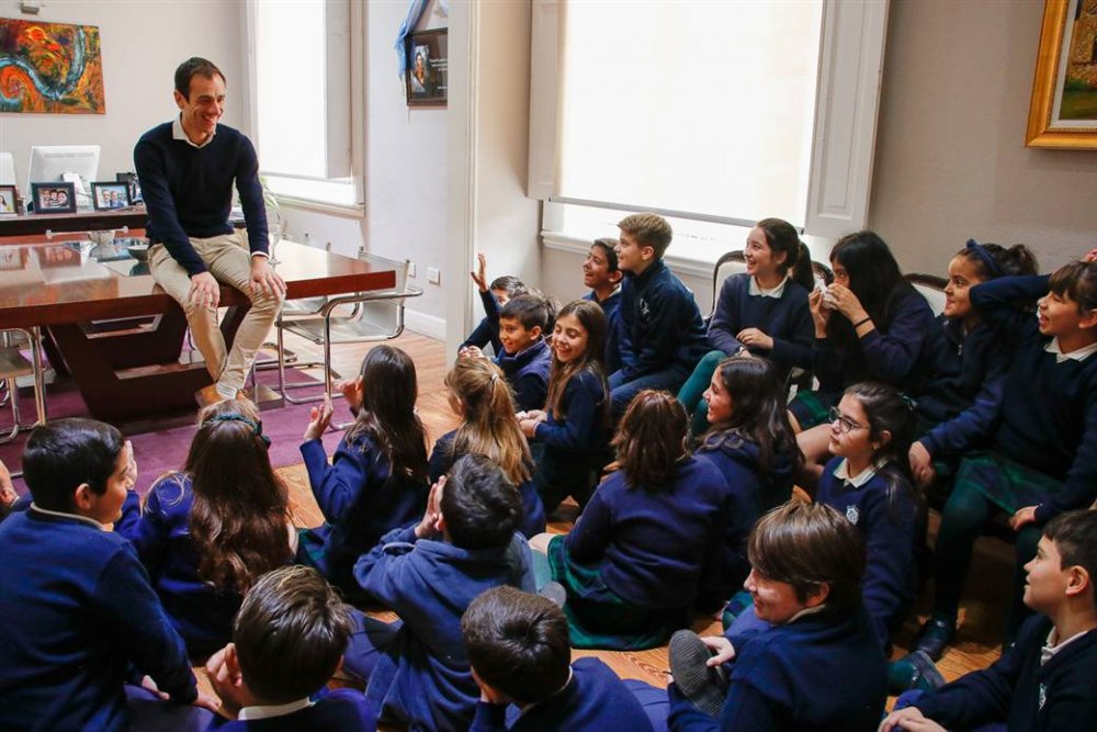 Alumnos del Colegio San José recorrieron el Palacio Municipal y el Concejo Deliberante