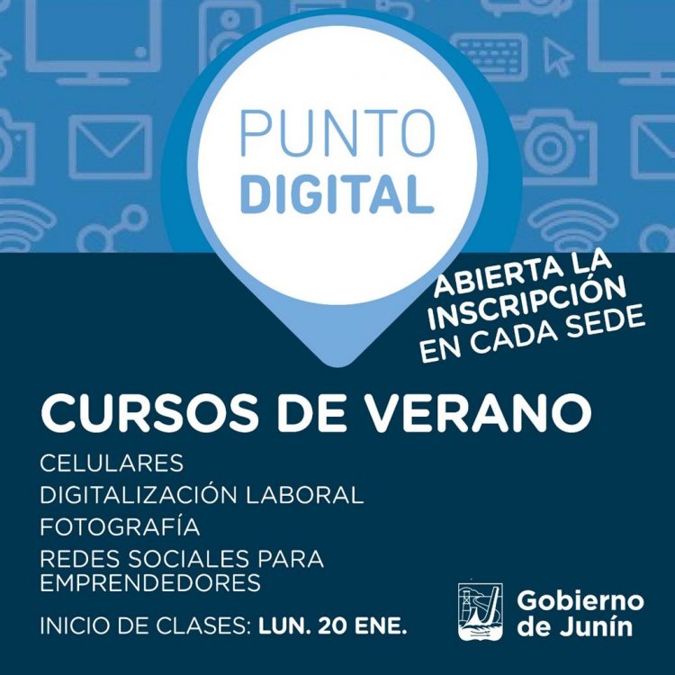 Invitan A Participar De Los Cursos De Verano En El JAB Y Punto Digital Diario Junin