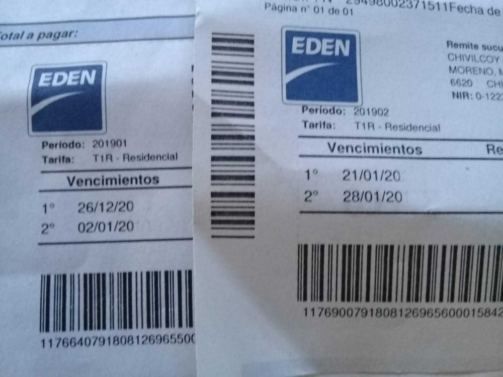 El pago de las boletas de luz ronda el 50 por ciento