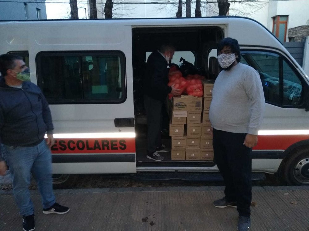 El Consejo Escolar Continúa Con La Entrega De Módulos De Alimentos Diario Junin 0574