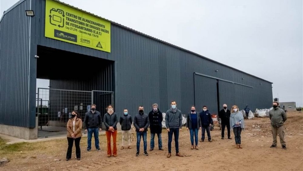 Junín cuenta con un Centro de Almacenamiento Transitorio de envases de fitosanitarios