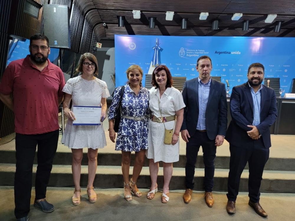 Entrega de certificados del “Plan de Formación Integral para una inspección del trabajo moderna y eficiente en Argentina