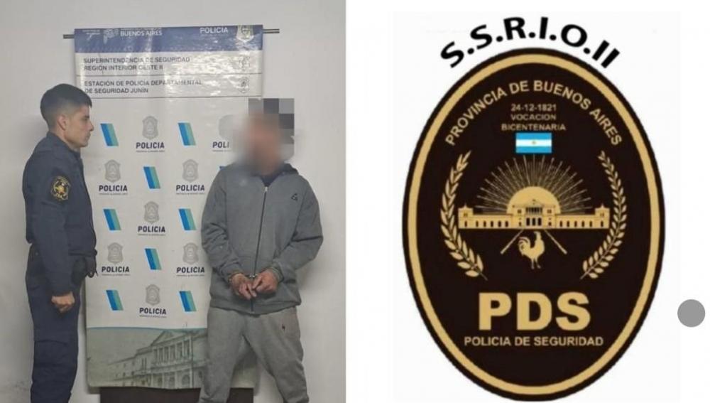 Personal Policial del Destacamento Laguna de Gómez detuvo a un sujeto por intento de robo
