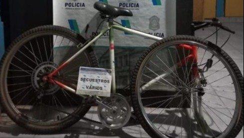 Recuperan bicicleta robada en Saforcada