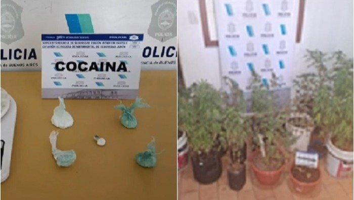 Llamados al 911 e investigación permiten confiscar cocaína, plantas de marihuana y desbaratar narcokiosco en Junín