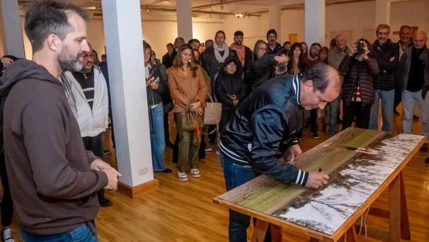 Con el apoyo del “Mecenazgo”, se inauguró la exposición “Récords” de Aníbal Harán