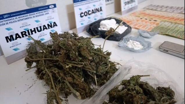 Confiscan marihuana y cocaína en un narcokiosco del barrio San Jorge