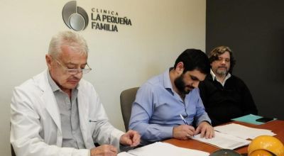 IOMA firmó acta acuerdo con el centro de salud La Pequeña Familia de Junín