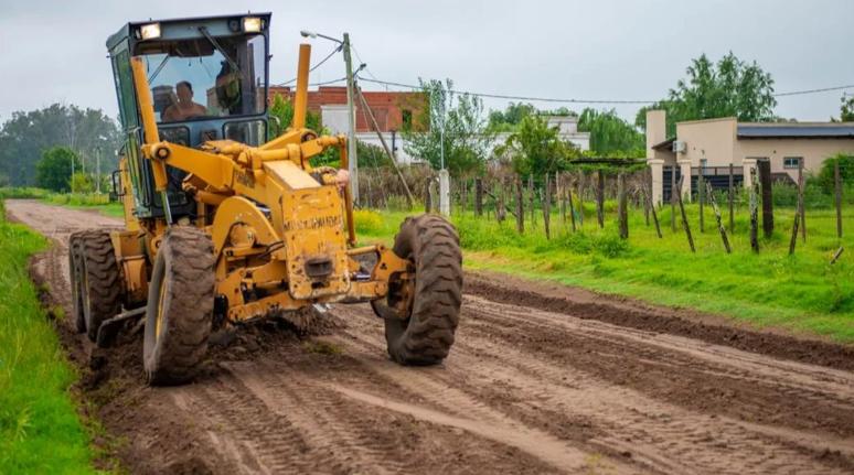 El municipio destacó el trabajo de corte de pasto y recolección de árboles y ramas caídas