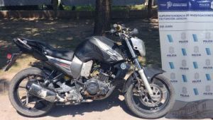 La DDI Junín recuperó en Colón una moto robada en Rojas